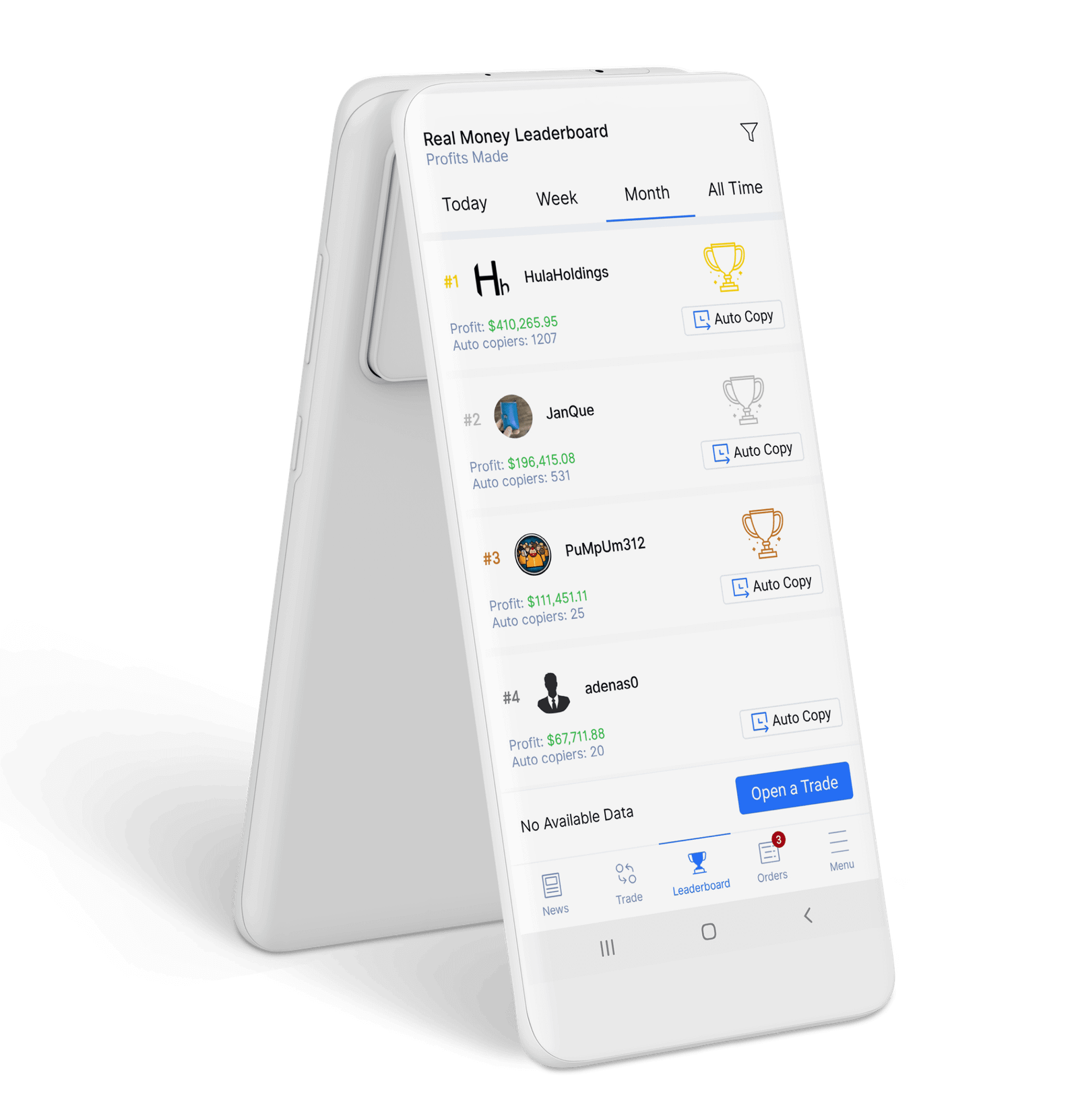 stock market app